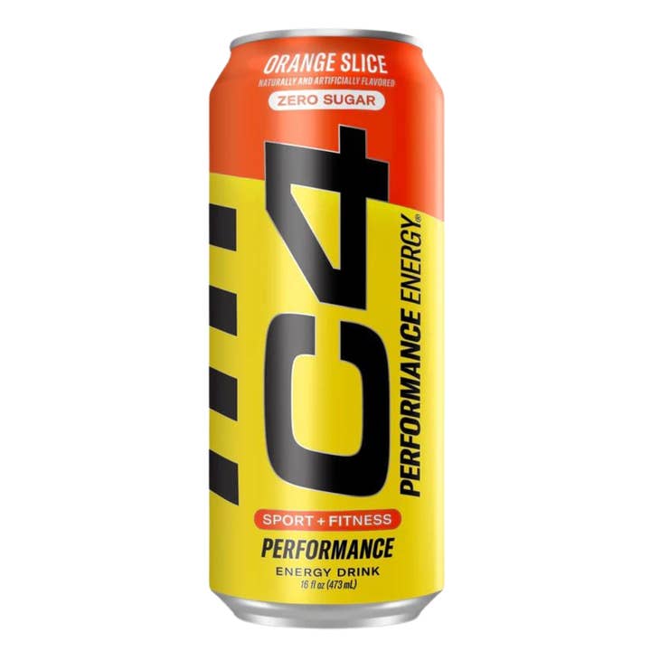 I Got Your Candy – Großhandel Sport-/Energydrink – C4 Performance Energy Orangenscheibe mit Kohlensäure, 16 Unzen — 12 ct