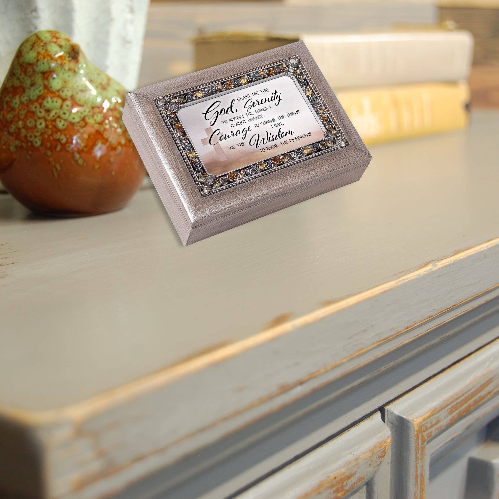 Cottage Garden - Wholesale Muziekdoosje - Kinderen en baby - Juweled muziekdoos Serenity Prayer1