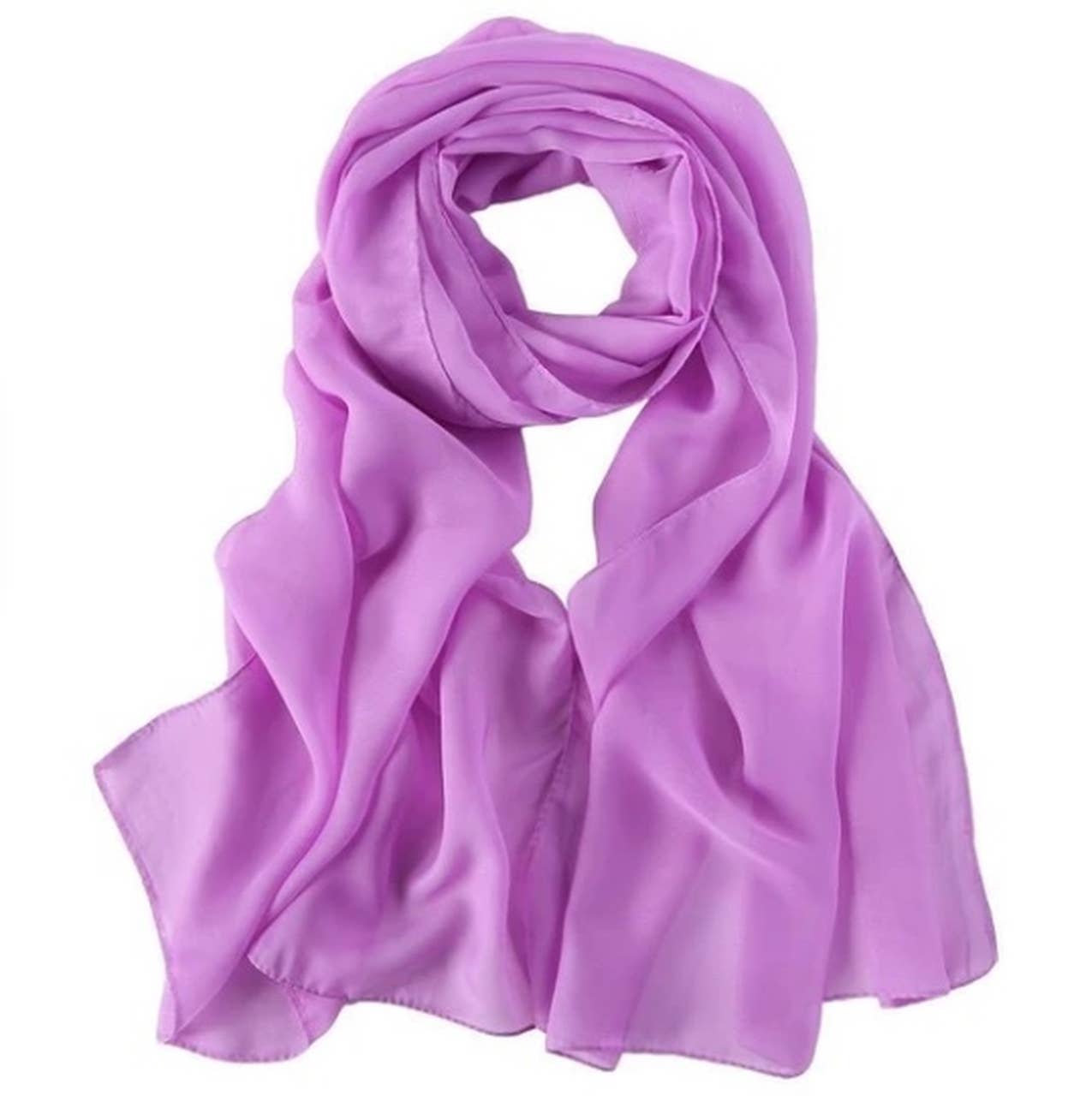 Private Island Party – Großhandel Schal – Damen – Royal Blue Schal Chiffon-Schals Leichter Schal | Lang 21" x 608