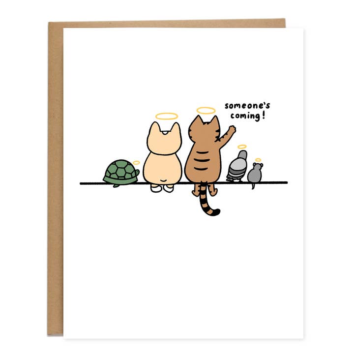 Pet Loss Friends Card, Animals for wholesale by Tiffbits
