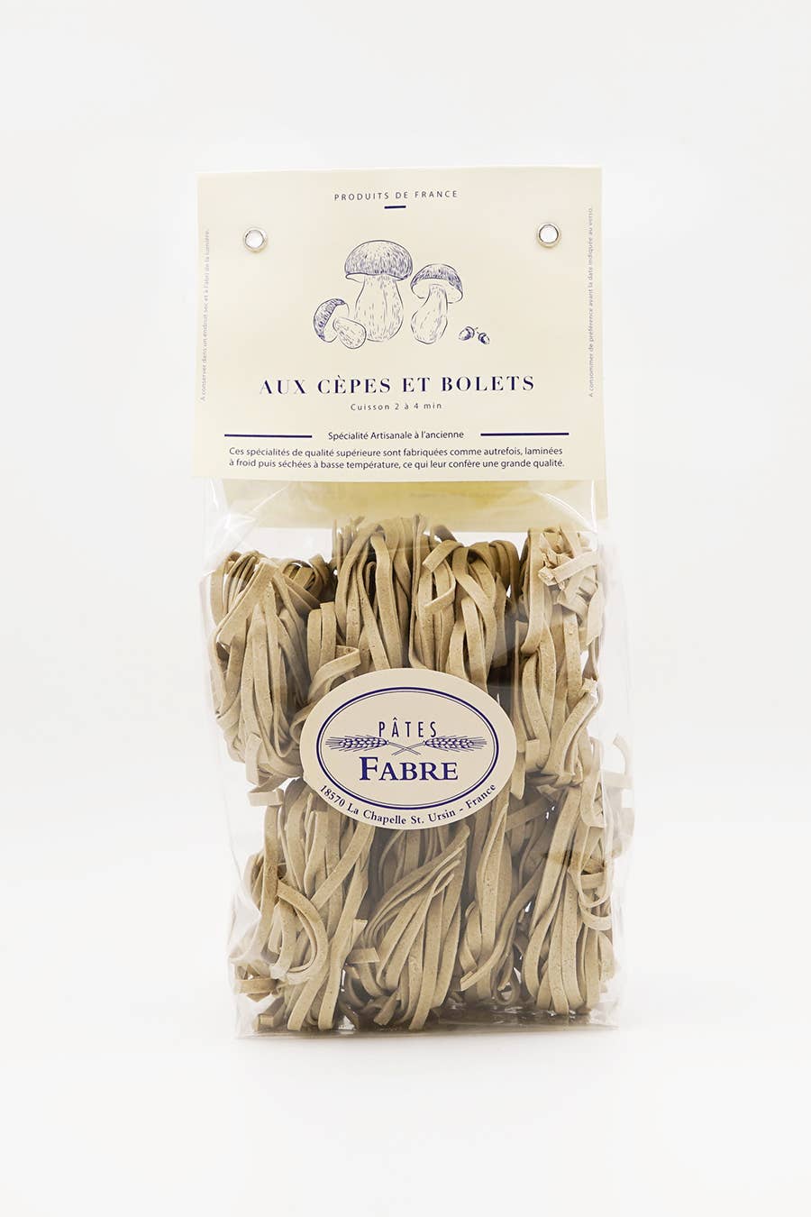 PATES FABRE - Wholesale Pasta - Pasta - Tagliatelle Nests Porcini Mushrooms And Boletus1