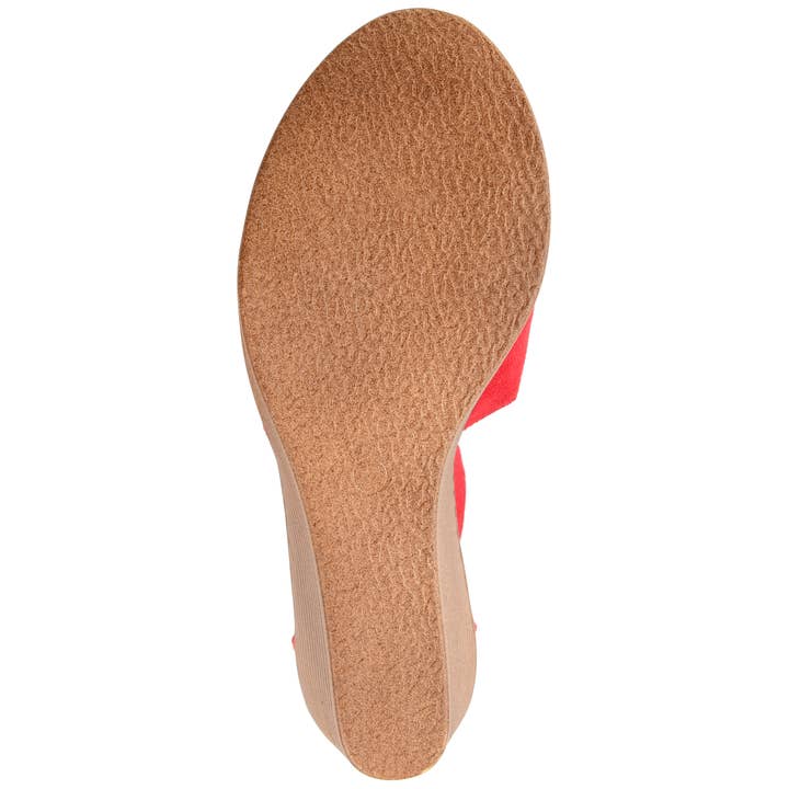 Journee - Wholesale Wedges - Women's - Kedzie Wedge Heel Sandals In Faux Leather8