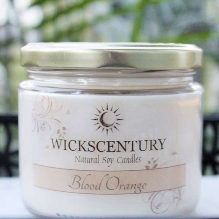 Blood Orange - 12 oz Classic Soy Candle for wholesale by Wickscentury's Natural Soy Candles