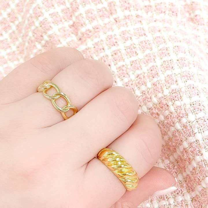 Wrapped. By Sav - Wholesale Band/Stacked Ring - Croissant Ring1