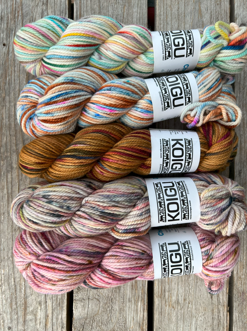 Koigu Wool Designs - Wholesale Yarn - Chelsea Aran Merino Yarn -group A13