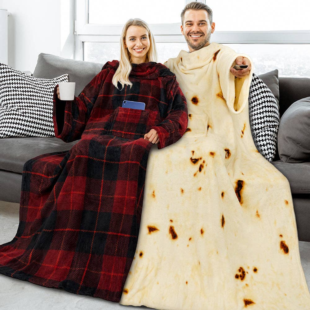 Pavilia - Vendita all'ingrosso Plaid - Coperta con maniche - Tasca applicata77