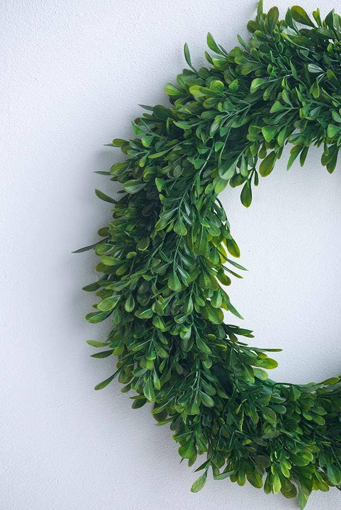 A&B Home Group Inc. – wholesale Wreath – S/2 Greenery Wreath 4S/CTN L:16x2.5x16" S:12x2x12"1