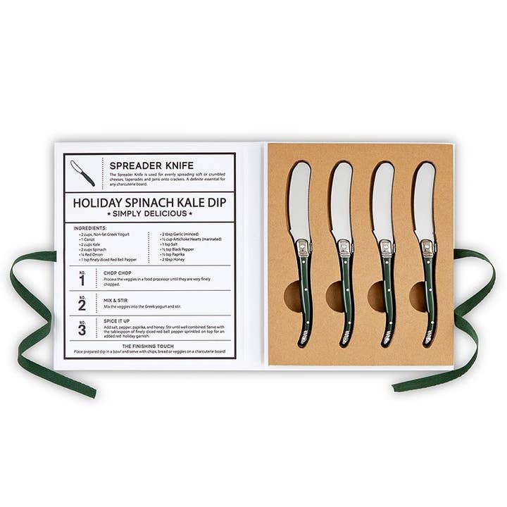 Santa Barbara Design Studio by Creative Brands - Wholesale Cheese Spreader - Green Charcuterie Spreaders