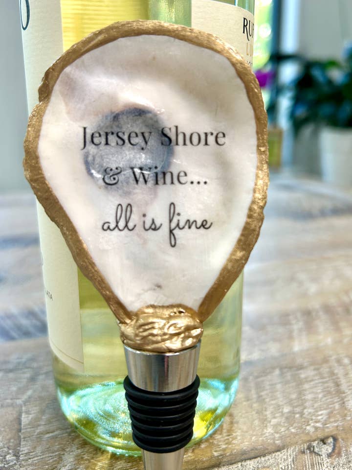 Jersey Shore & Wein, alles ist fein - Flaschenverschluss / Korken für den Großhandel von Coast and Cork