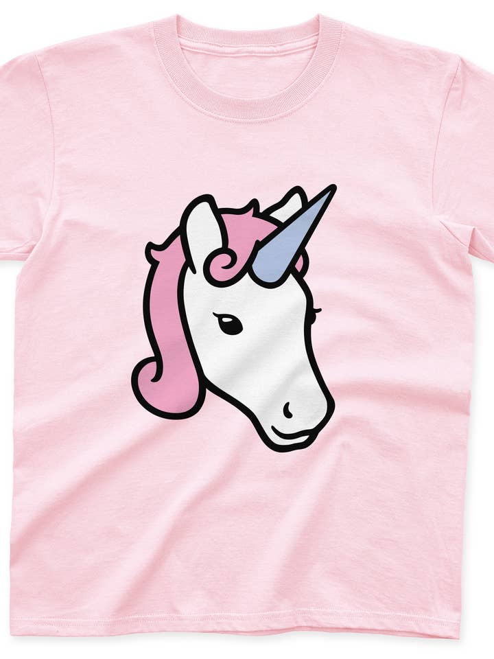 T-shirt Unicorn per bambini per la vendita all'ingrosso da parte di Clumsy Hooves