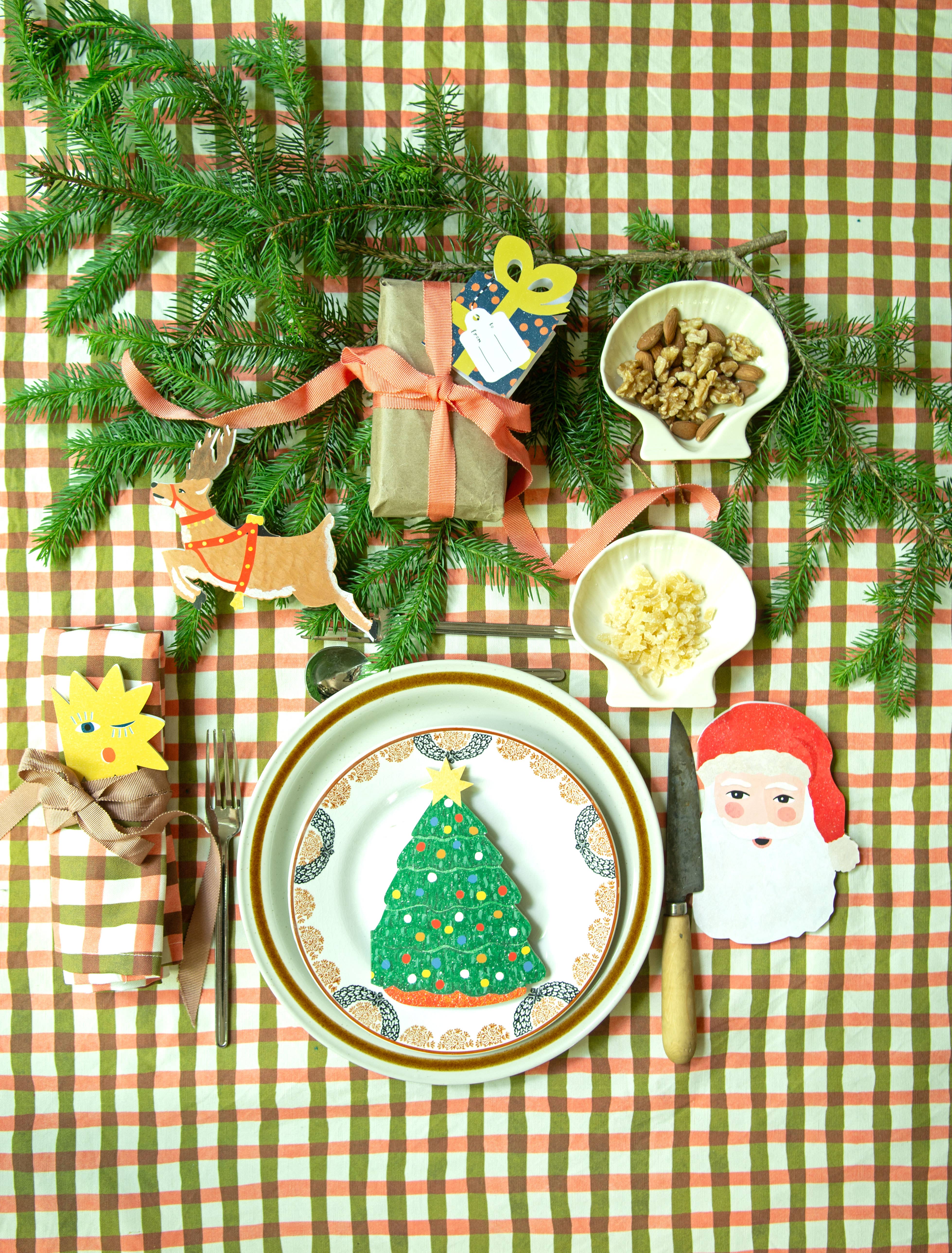 Isatopia – Großhandel Geschenkanhänger – Weihnachtsbaum Mini-Karten – Box mit 6 Stück3