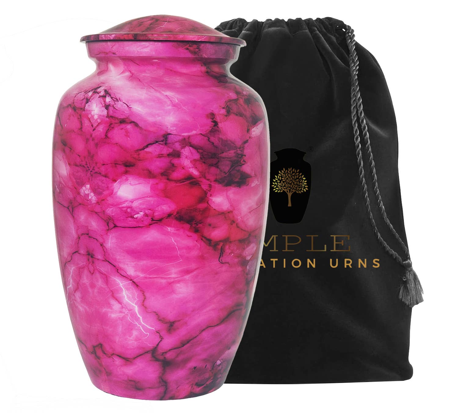 Ample Cremation Urns - Wholesale Urn - Beautiful Pink cremation urns handmade for human ashes2