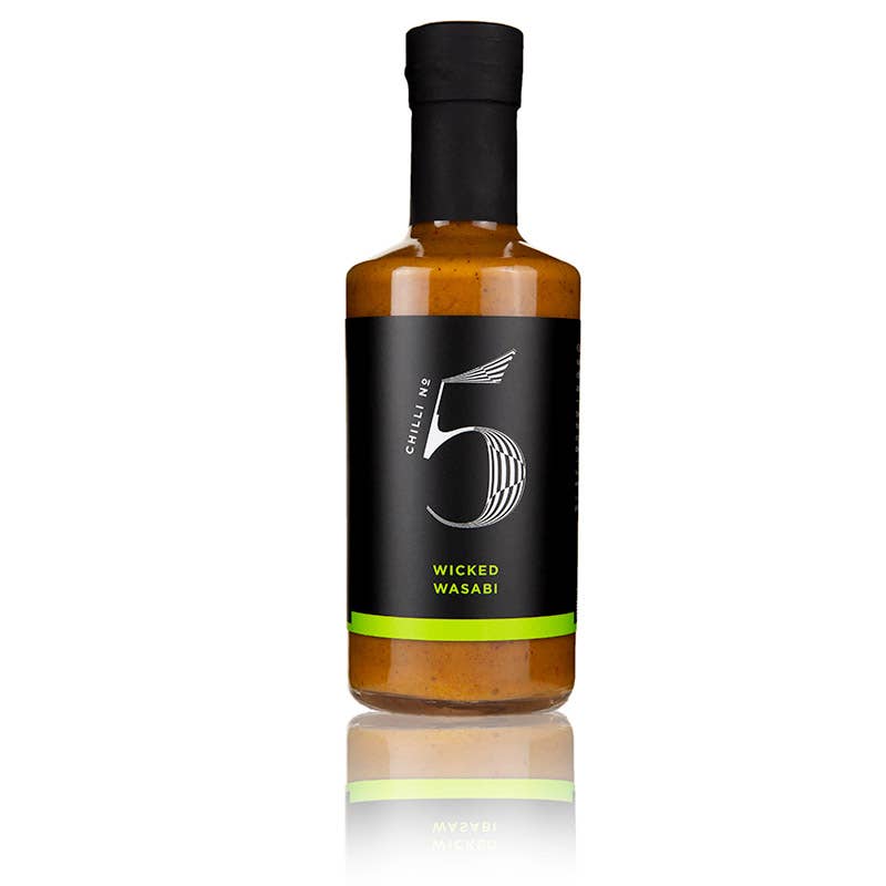 Chilli No. 5 - Wholesale Hot Sauce - Wicked Wasabi - Wasabi Hot Sauce - 200ML - Gourmet Sauce4