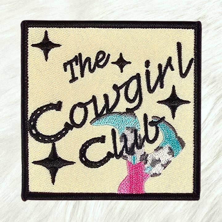 Scratch Decor - Wholesale Patch - Cowgirl Club Boots Embroidery Iron On Patch0