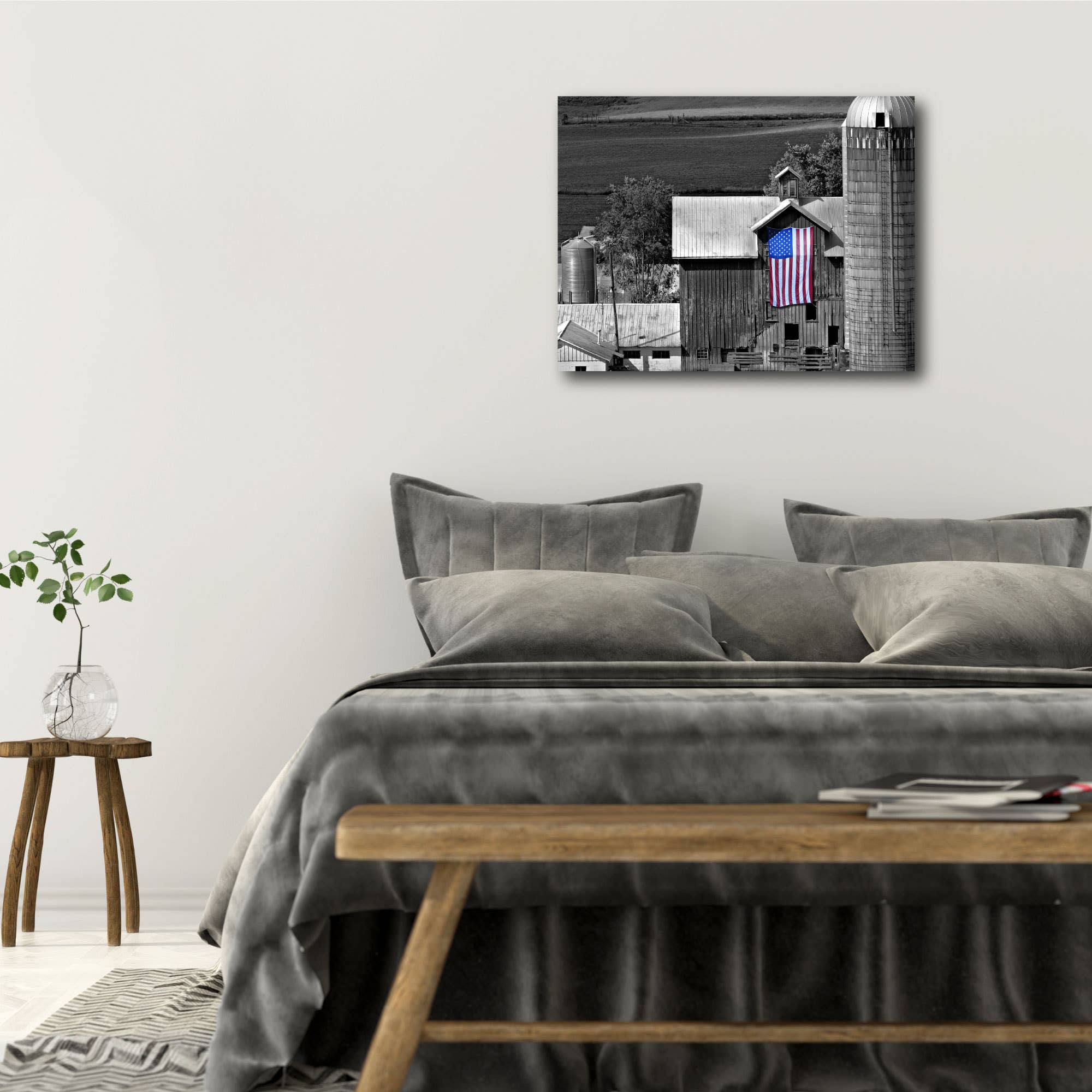 Courtside Market - Wholesale Art Print - Flags of Our Farmers Gallery - Wrapped Canvas Wall Art1