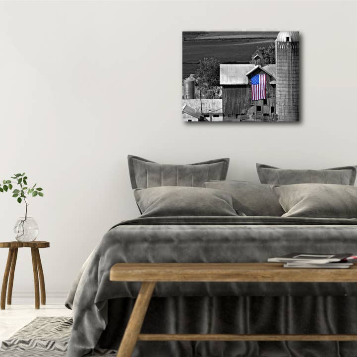 Courtside Market - Wholesale Art Print - Flags of Our Farmers Gallery - Wrapped Canvas Wall Art1