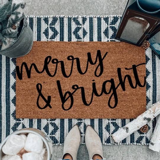 Merry & Bright for wholesale by The Doormat Company