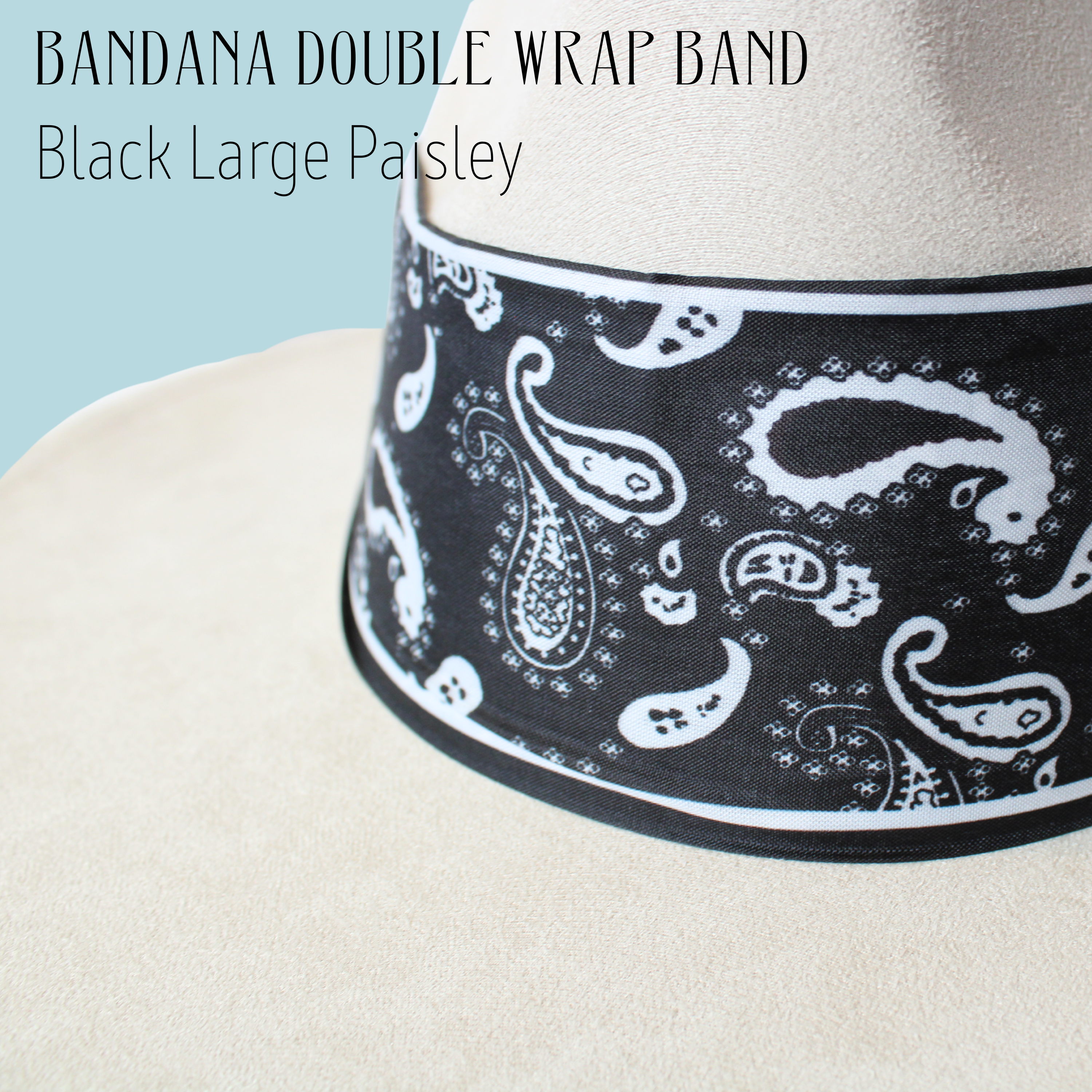 Wildflowers and Barley - Wholesale Hat Accessory - Women's - Bandana Double Wrap Hat Bands6