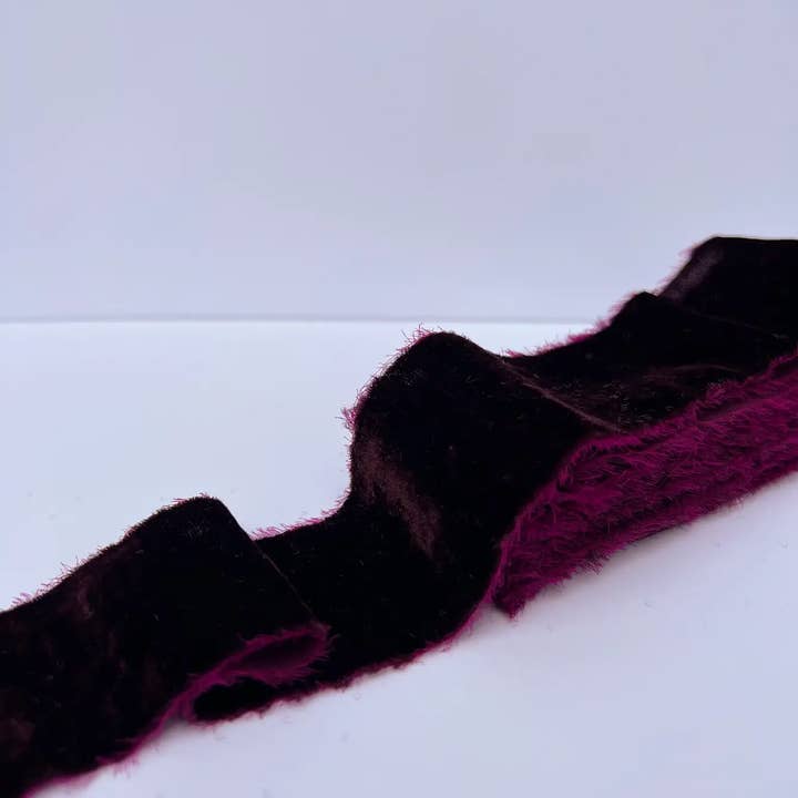Trim & Twine - Wholesale Ribbon - Gift Wrapping - Boxed 2" Raw Edge Velvet Ribbon - 33 Colors 20