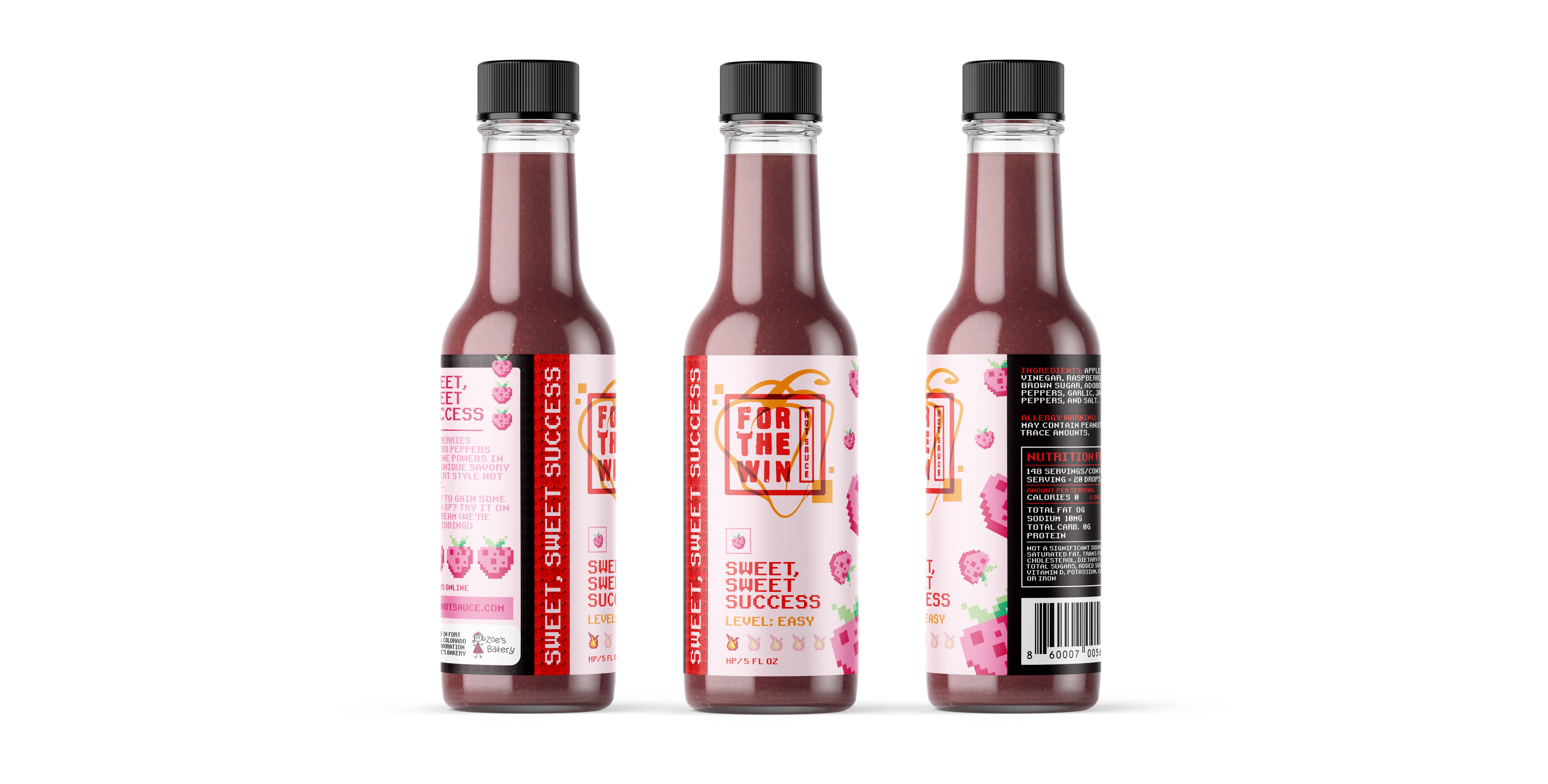FTW Hot Sauce - Wholesale Hot Sauce - Sweet Success Raspberry Adobo Hot Sauce2