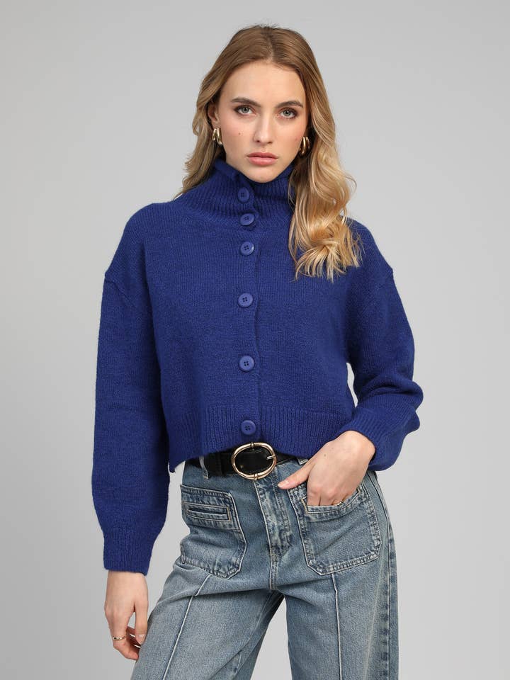 LAKEYLA VEST royal blue for wholesale by An'ge