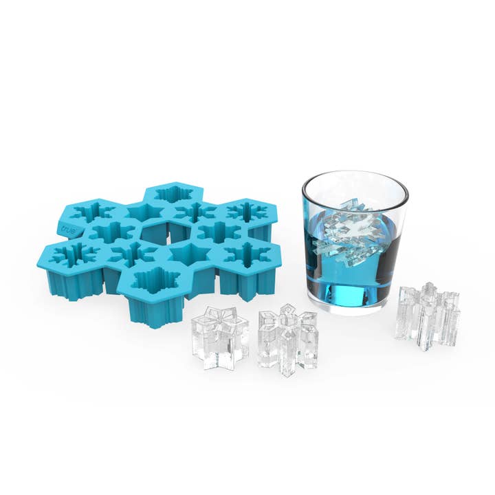 TrueZoo Silicone Snowflake Ice Cube Tray Mold for wholesale by TRUE
