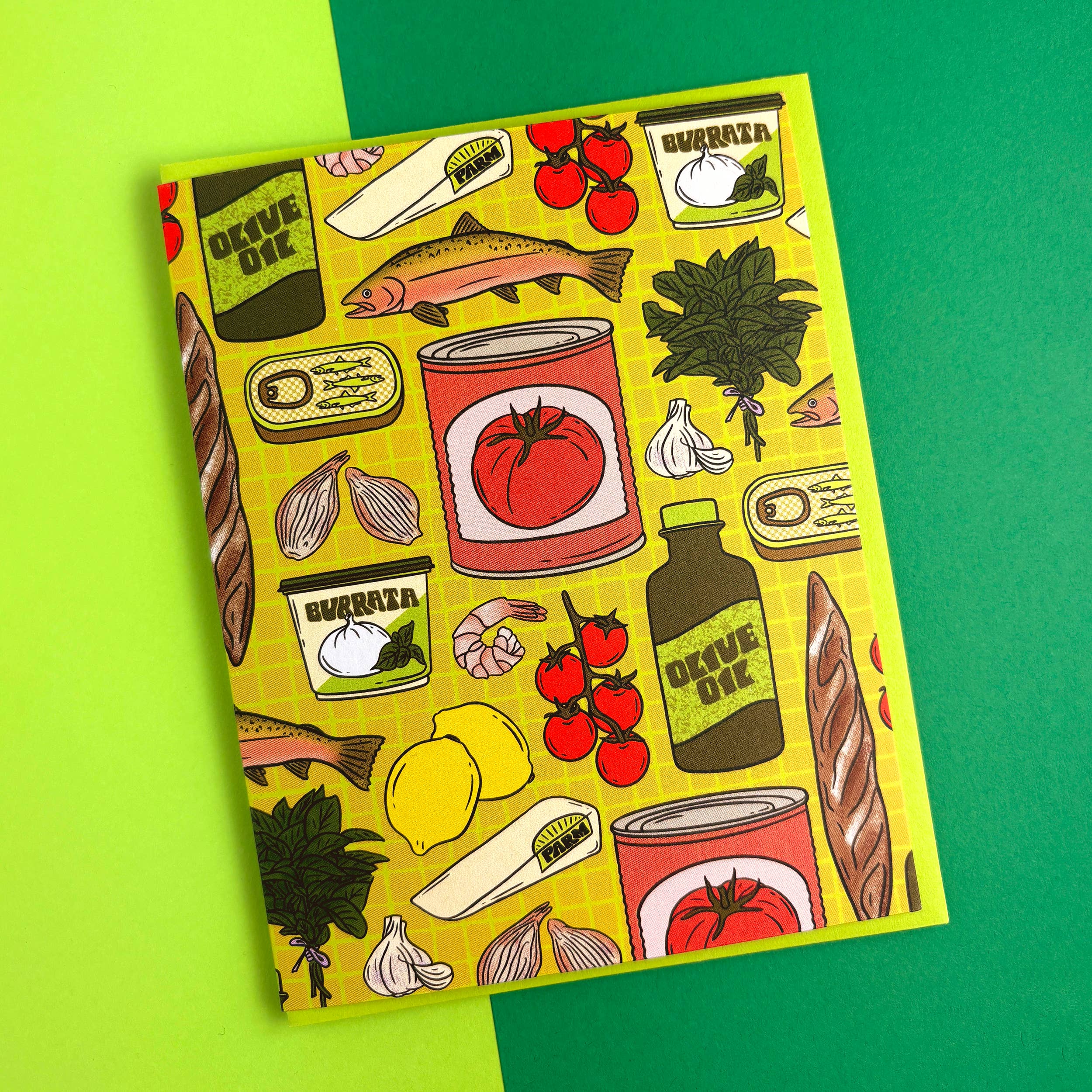 Boss Dotty Paper Co. - Wholesale Everyday Greeting Card - Sunday Dinner Patterned Greeting Card2