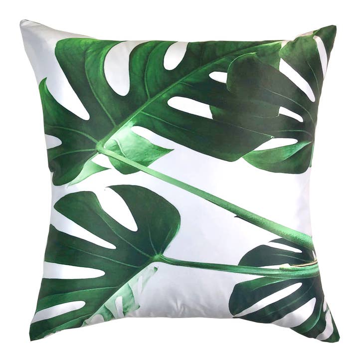 Foliage Silhouette Pillow LZU-029 | 22” X 22” for wholesale by Poetry Lane