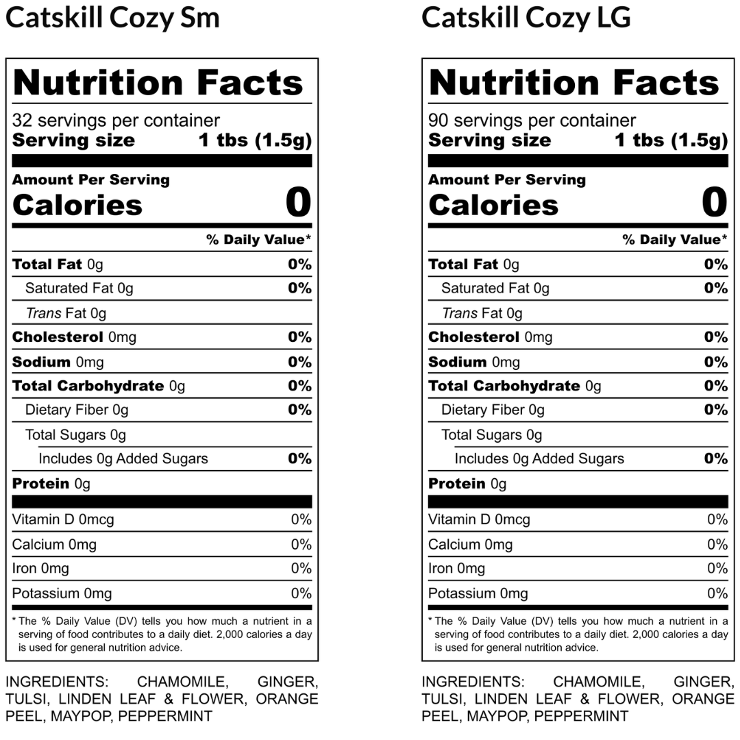 The Herbal Scoop - Wholesale Loose Tea - Catskill Cozy Herbal Tea Blend4