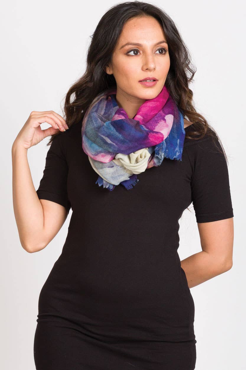 Sevya Handmade - Vente Châle – femme - Écharpes en laine fine Reena24