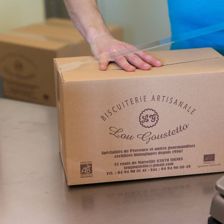 Lou Goustetto – Großhandel Cookie – Bio-Keks in großen Mengen, 3 kg, Orangenblüten-Shuttle