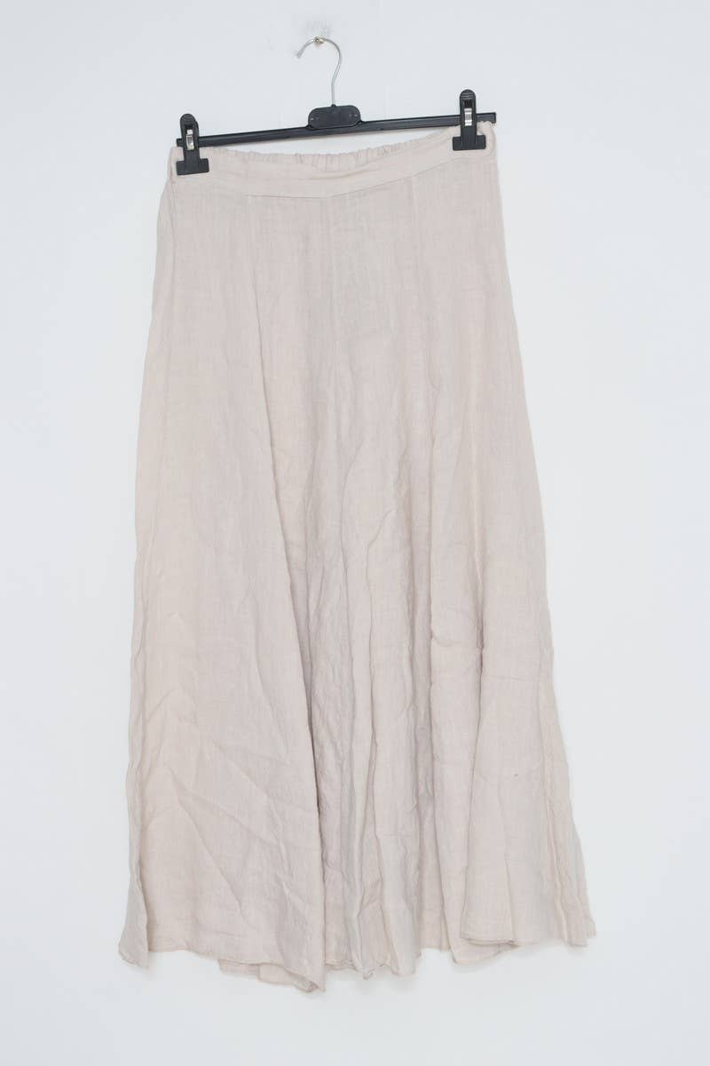 LÉA & LUC - Wholesale Skirt - Women's - 100% Linen Skirt REF.830419