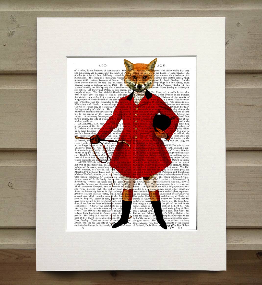 FabFunky Ltd - Wholesale Art Print - Fox Hunter 2 Full Book Print / Art Print / Wall Art0