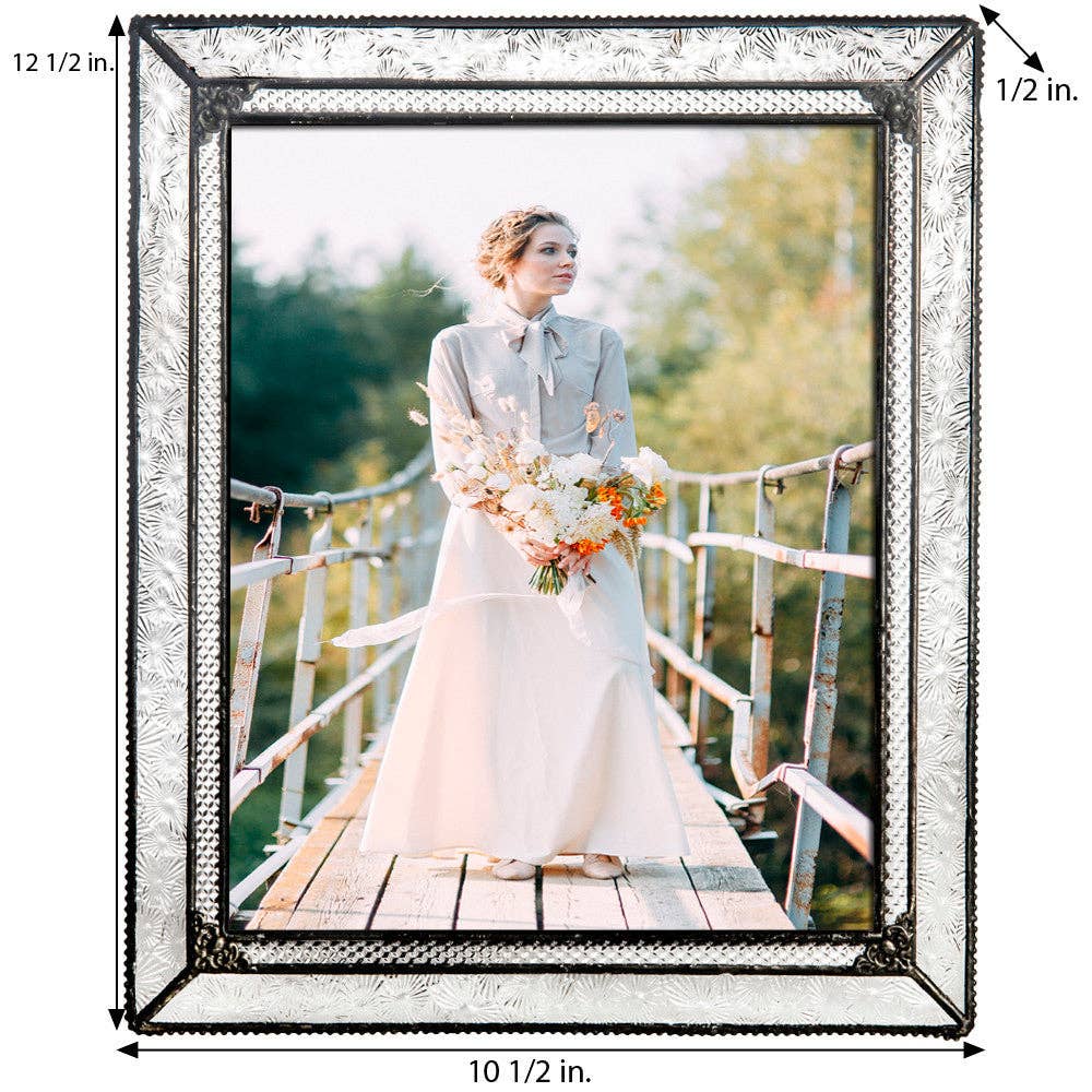 J Devlin Glass Art & Bert Anderson Collection - Wholesale Picture Frame - Pic 380 Florentine Vintage Glass - Easel Back Frame Series12