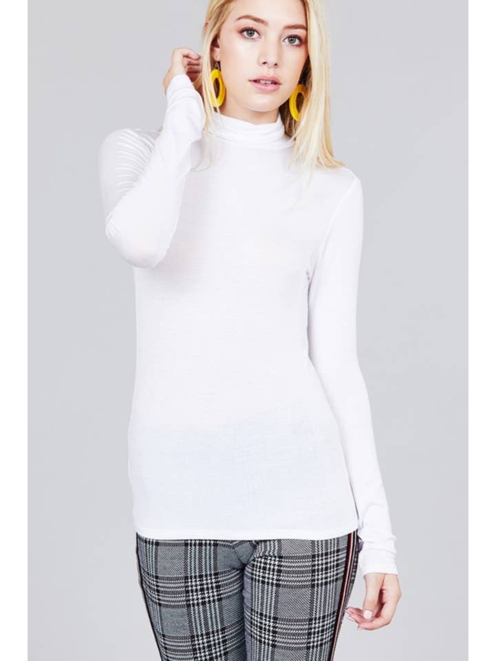 Vanilla Monkey - Vendita all'ingrosso Top in maglia - Donna - Top a maniche lunghe con scollo alto6