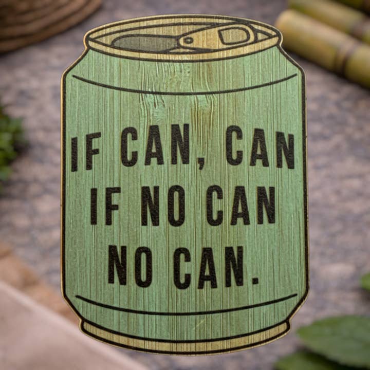 Hvis kan, kan for engroshandel hos Bamboo Wood Stickers