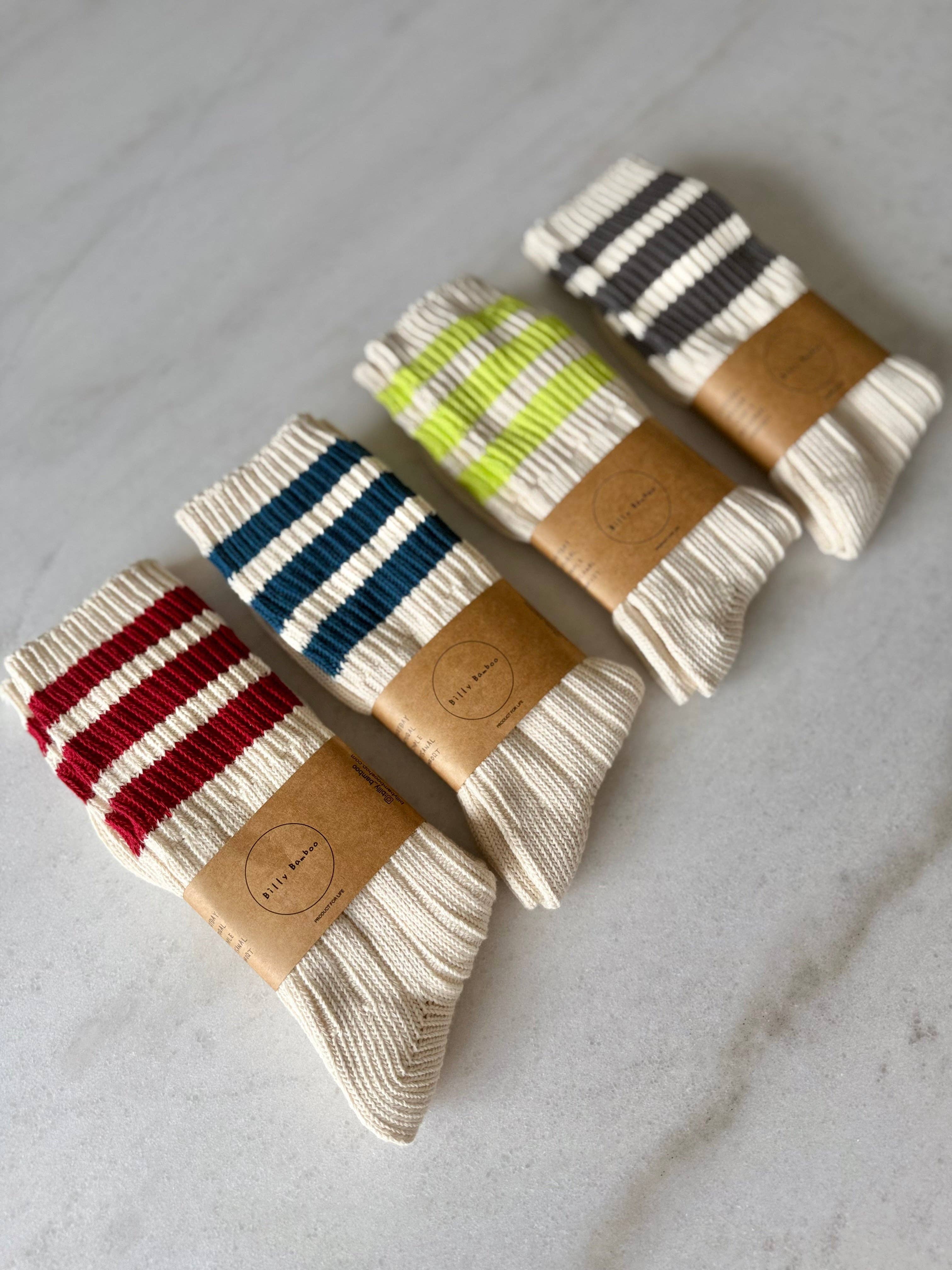 Billy Bamboo - Wholesale Socks - Men's - MEN’S COLLEGE STRIPE SOCKS18