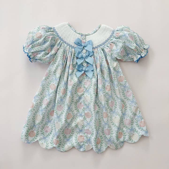 Seven Lantern Lane - Wholesale Dress - Kids - Girls Smocked Pumpkin Dress