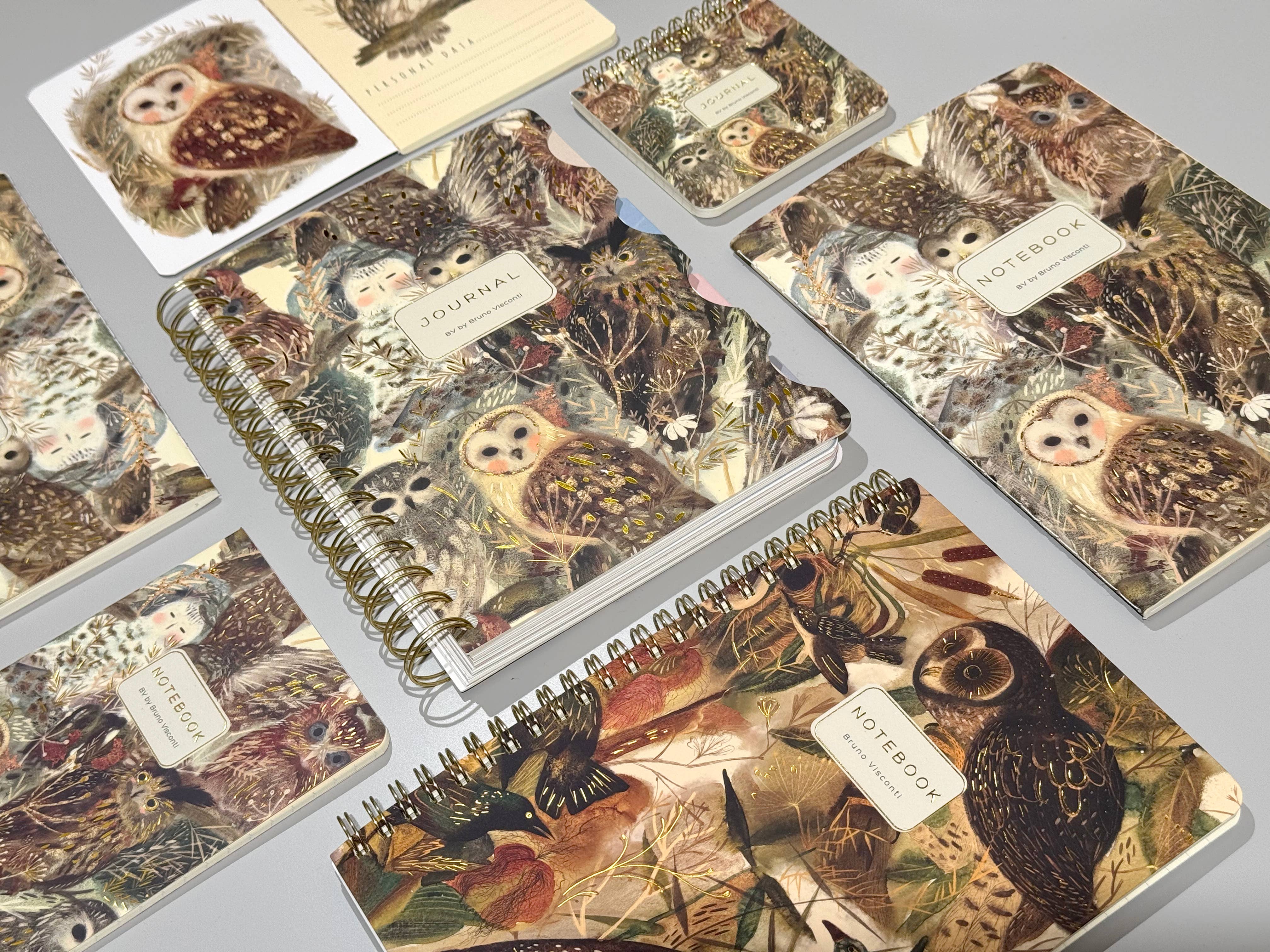 BV by Bruno Visconti - Wholesale Notebook - Owls Notebook19