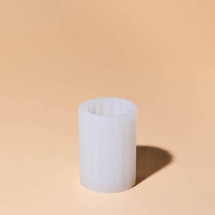 makesy - Wholesale Candle Holder - super silicone pillar mold - fluted