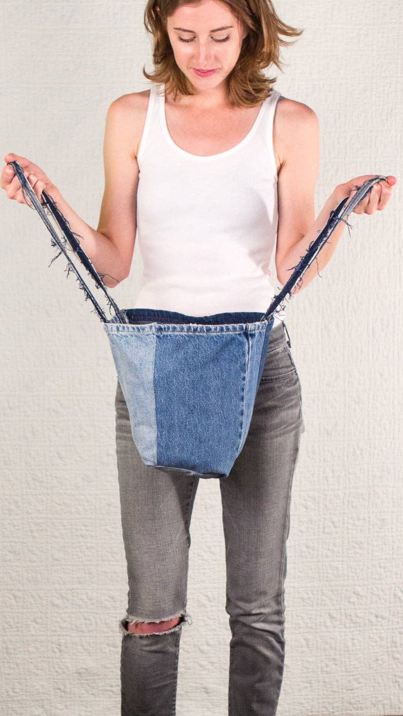 SilkDenim - Wholesale Grocery/Shopping Bag - Silk Denim To Go Bag4