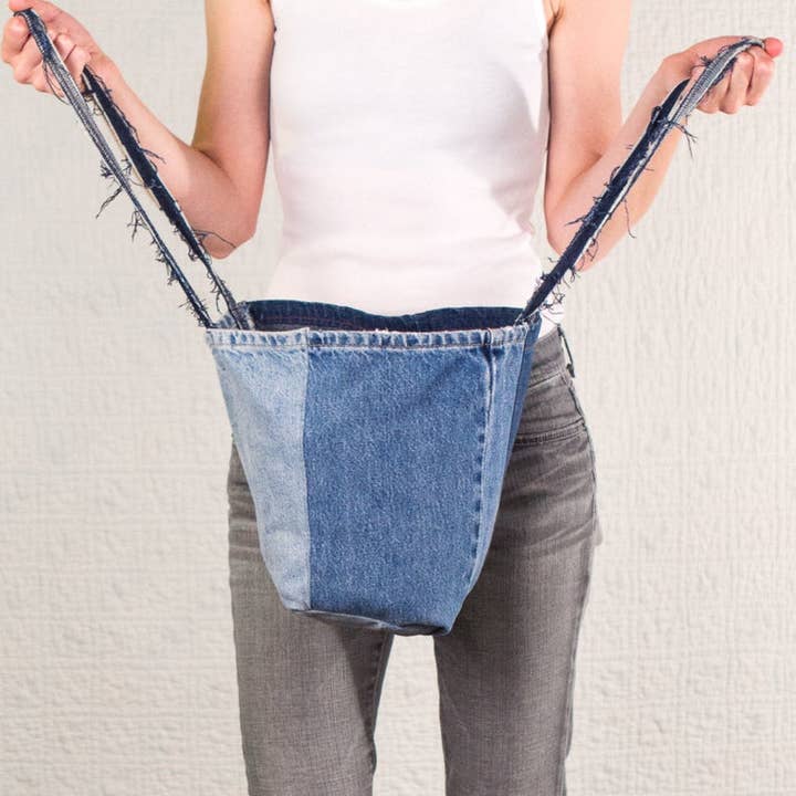 SilkDenim - Wholesale Grocery/Shopping Bag - Silk Denim To Go Bag4