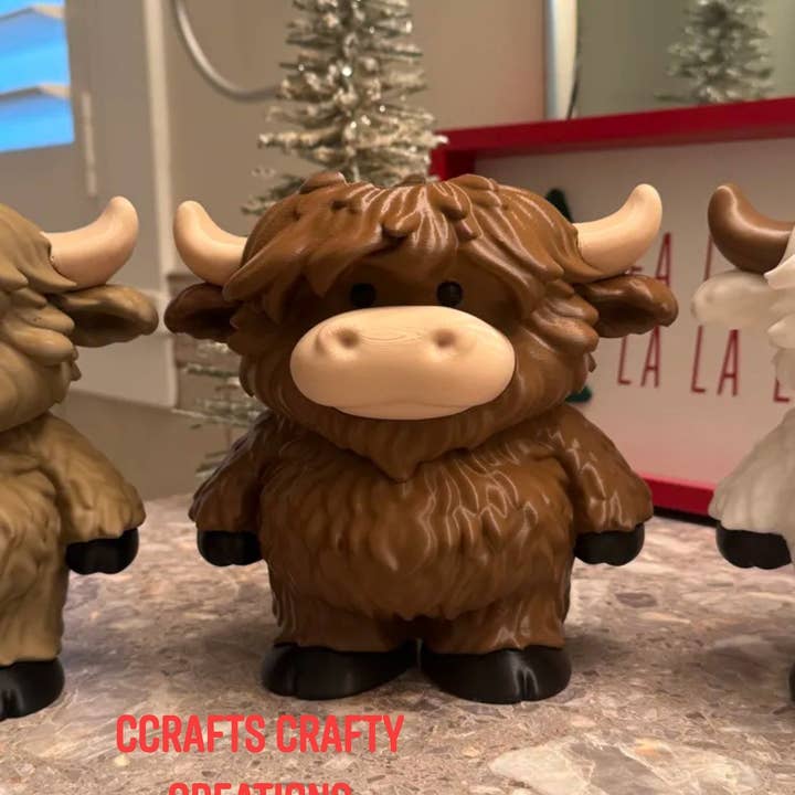 Porte-savon Vache Highland pour la vente par Ccrafts Crafty Creations