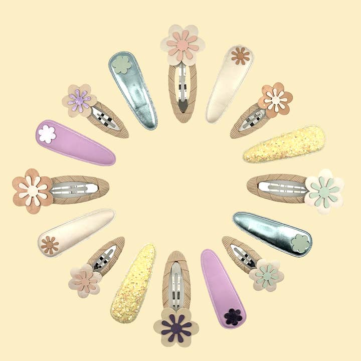 Bluebell Petite - Wholesale Hair Clip - Kids - Flower Click Clack 5cm3