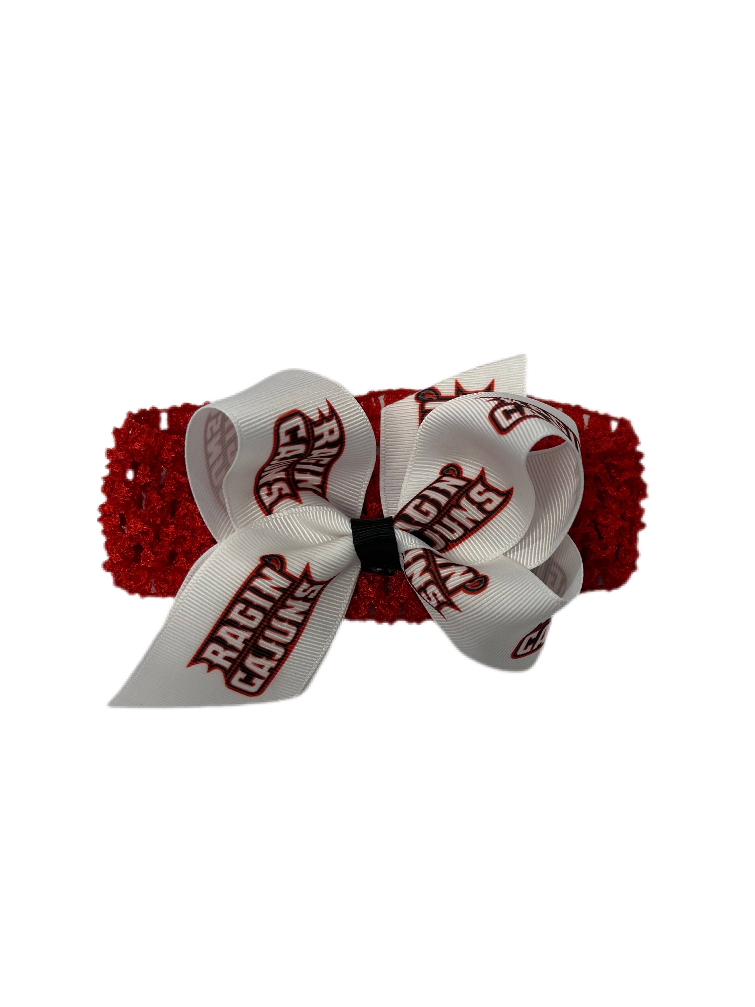 USA Licensed Bows and Accessories – wholesale Fashion headband – women's – Crochet Headband W/ Junior Bow #2685