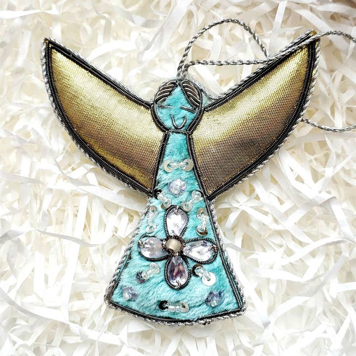 Handmade Angel Christmas Ornament for wholesale by BoutiqueByMariam