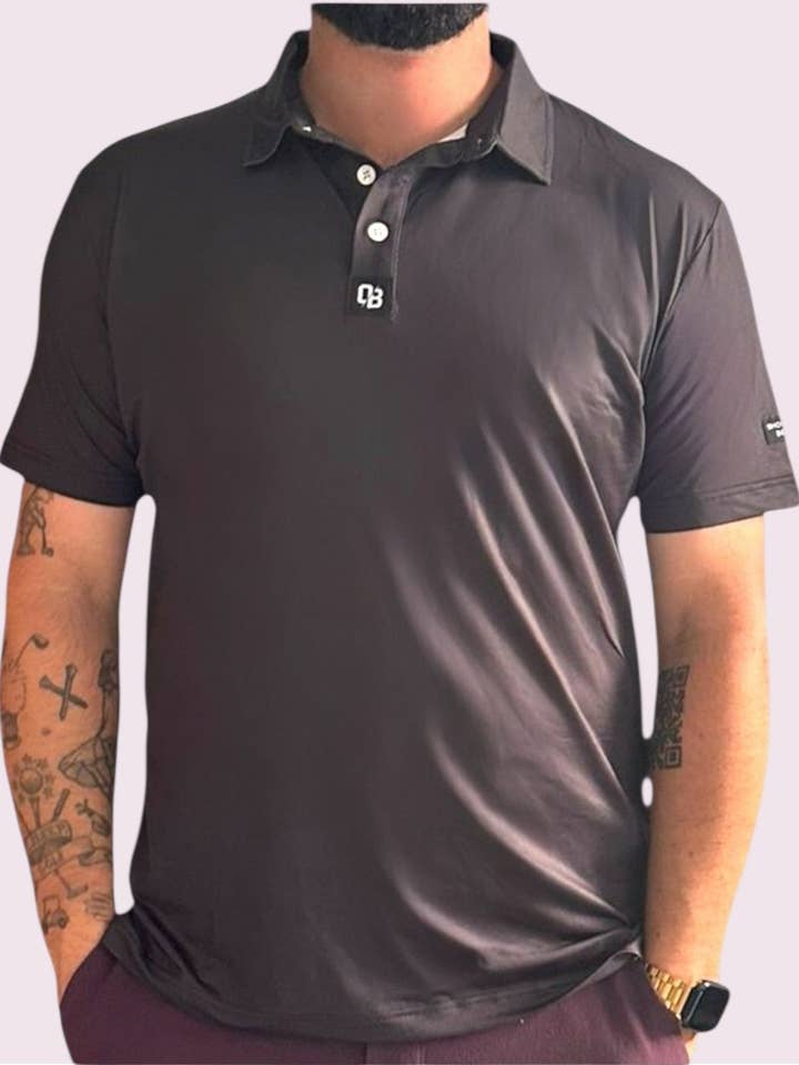 Blackout Men's Golf Polo Shirt - Solid Colour Polo Shirt for wholesale by Shop Out of Bounds