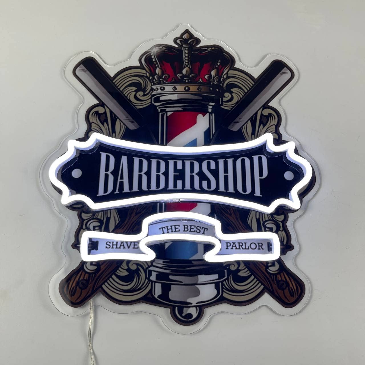 Glow Neon – Großhandel Neonschilder – Leuchtschild Barbershop Neon, Wanddekoration für Friseursalon0