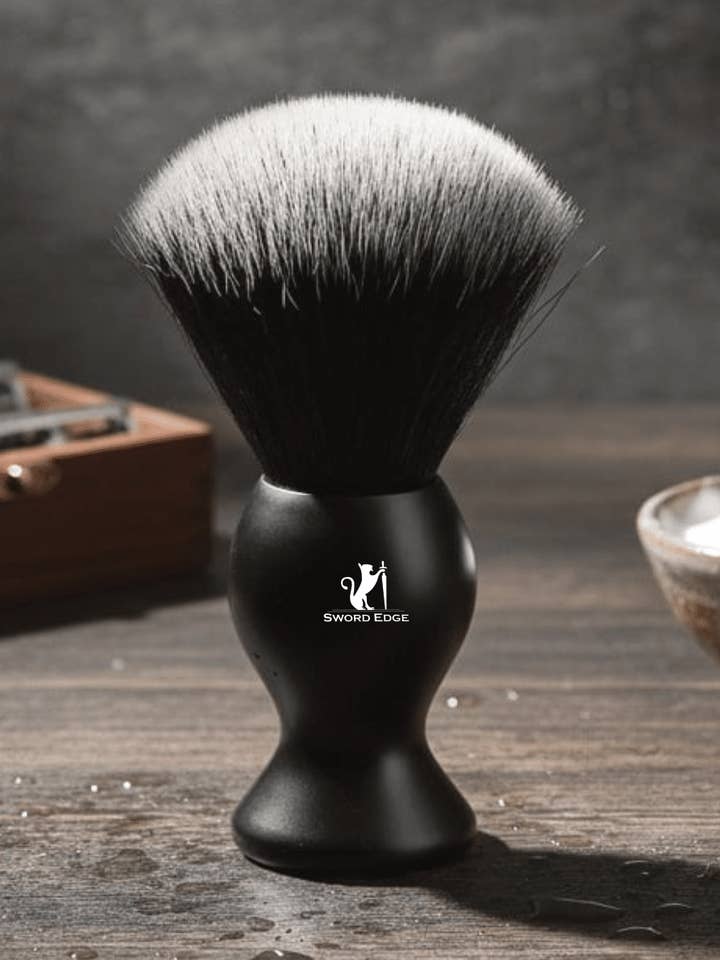 Luxo de Longa Duração: Pincel de Barbear Vegan Premium Sword Edge por atacado de Sword Edge