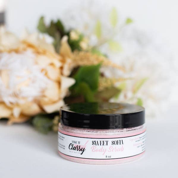 Sweet Sofia Body Scrub - Seen In Glamour Magazine for wholesale by Make It Classy